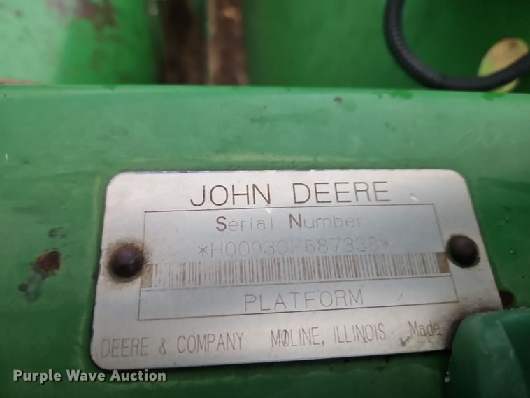 image for item DT7715 John Deere 930F flex head