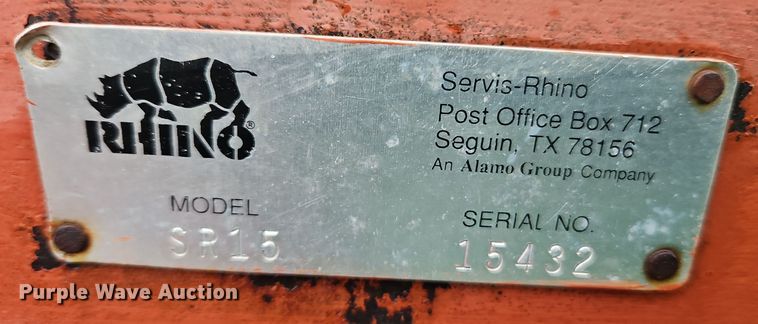 image for item DT7719 Rhino SR15 batwing rotary mower