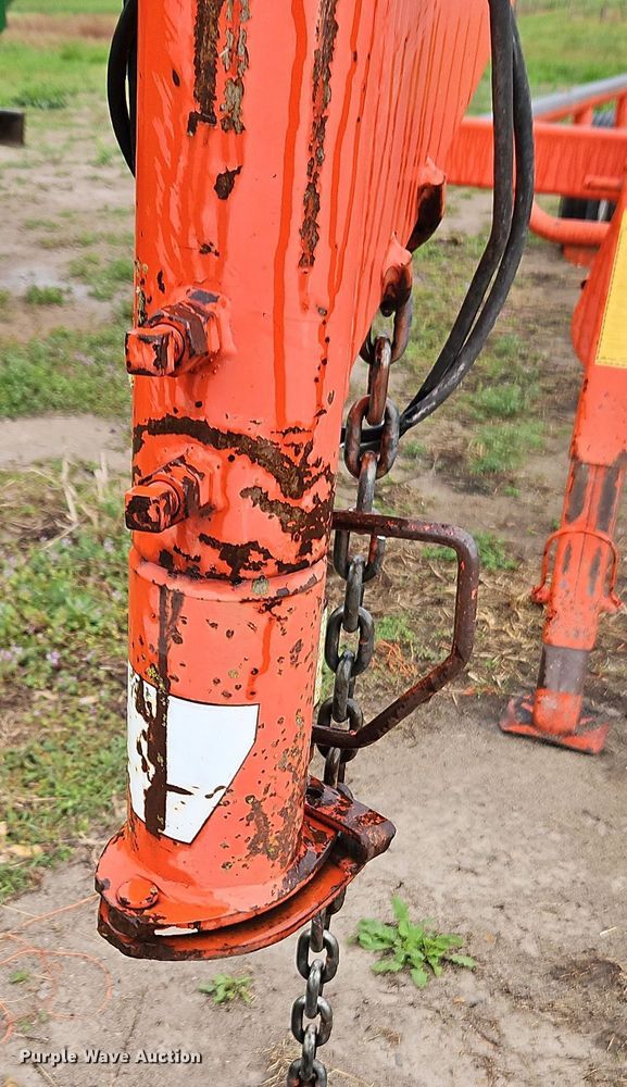 image for item DT7721 Orange Ox hay bale trailer