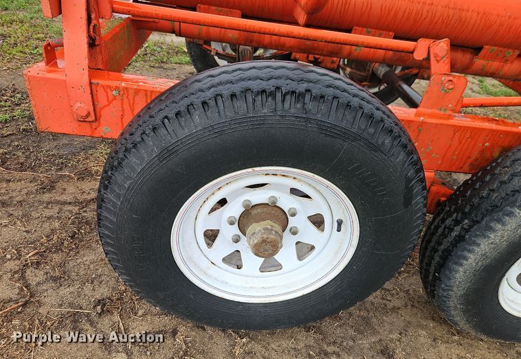 image for item DT7721 Orange Ox hay bale trailer