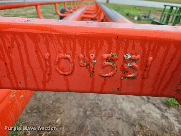 image for item DT7721 Orange Ox hay bale trailer