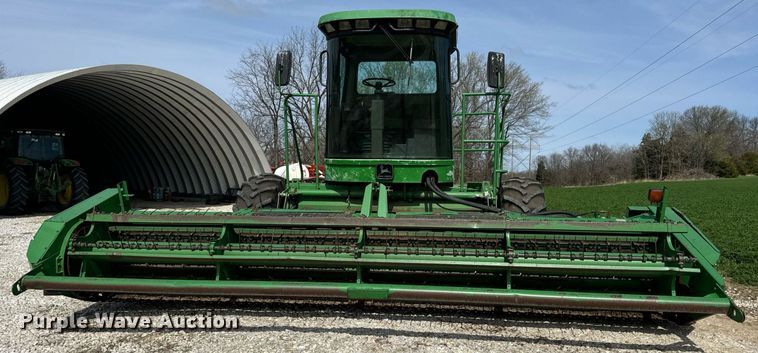 image for item DV1870 1998 John Deere 4890 swather / windrower