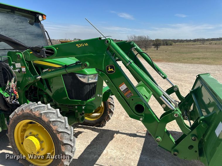 image for item DW8640 2022 John Deere 5065E MFWD tractor