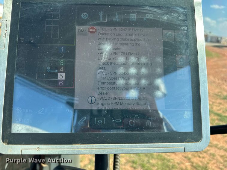 image for item DW8641 2019 Kubota M7-131 MFWD tractor