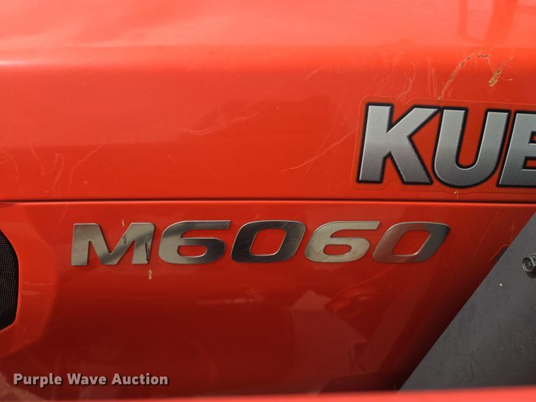 image for item DW8676 2020 Kubota M6060 MFWD tractor