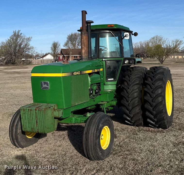 image for item EG6168 1978 John Deere 4840 tractor