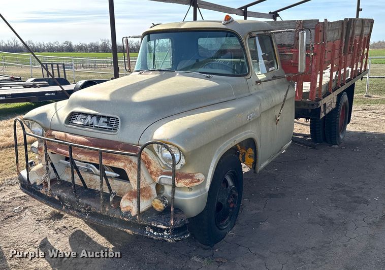 image for item EG6186 1955 GMC grain truck