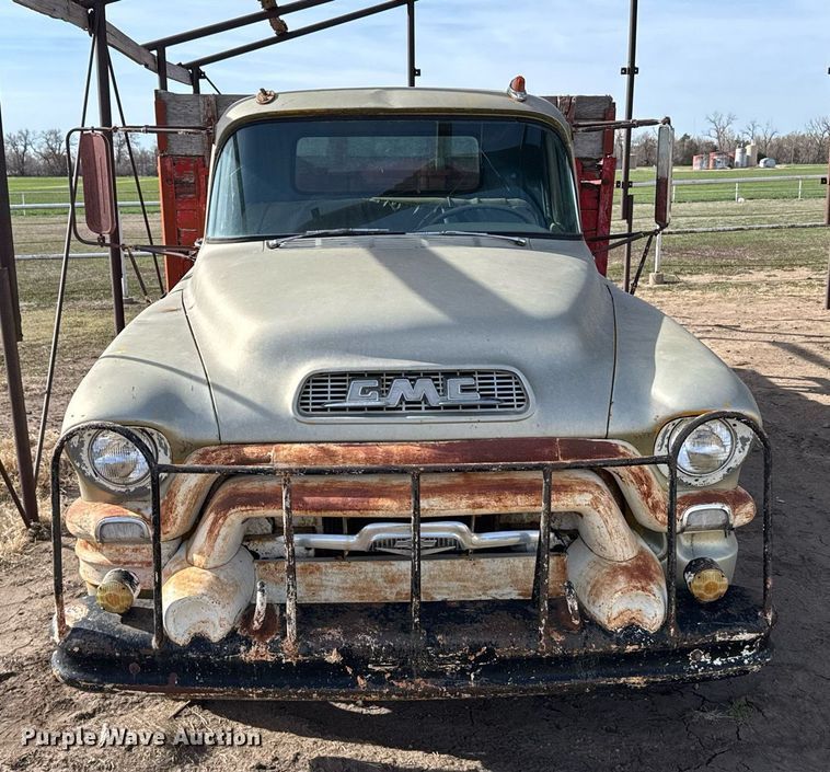 image for item EG6186 1955 GMC grain truck