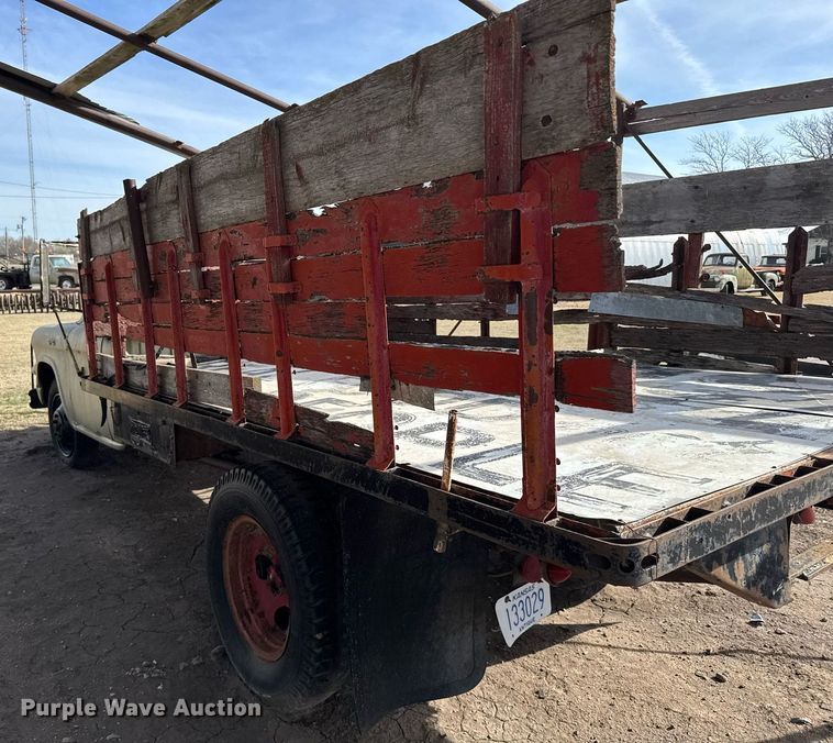 image for item EG6186 1955 GMC grain truck