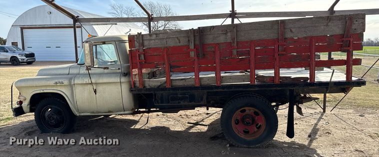 image for item EG6186 1955 GMC grain truck