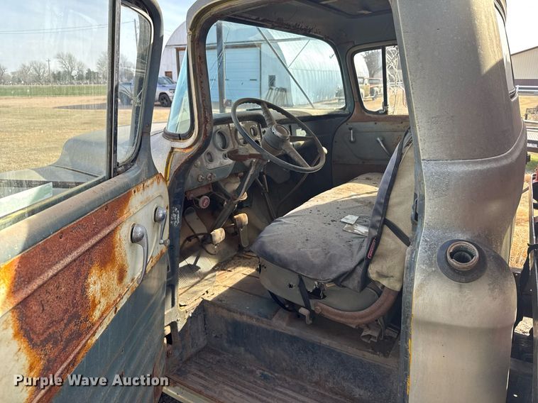 image for item EG6186 1955 GMC grain truck