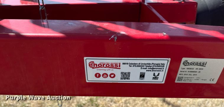 image for item EG6270 2019 Enorossi RR320 Evo rotary hay rake