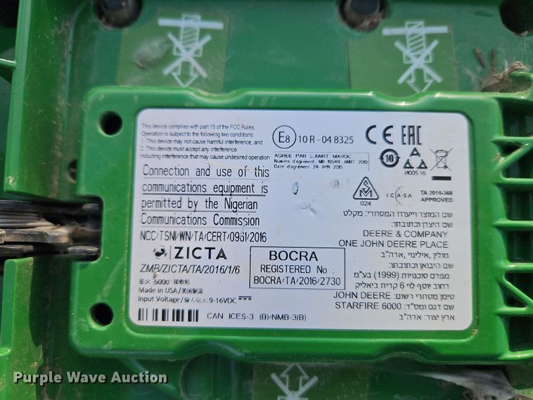 image for item EI8912 John Deere StarFire 6000 GPS system