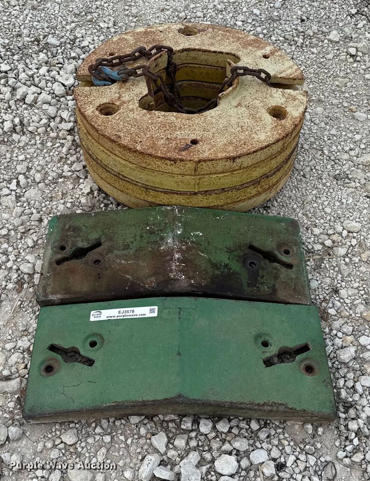 image for item EJ3578 John Deere 3020 tractor weights