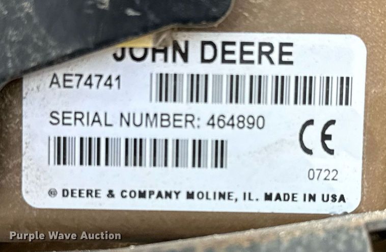 image for item EJ3583 2007 John Deere 568 MegaWide Plus round baler