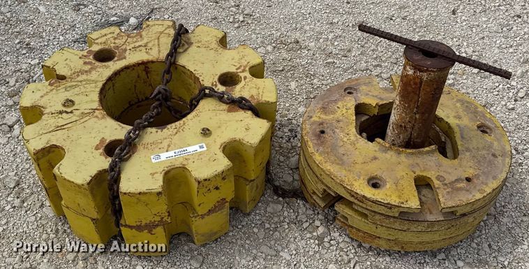 image for item EJ3584 (6) John Deere 4020 wheel weights