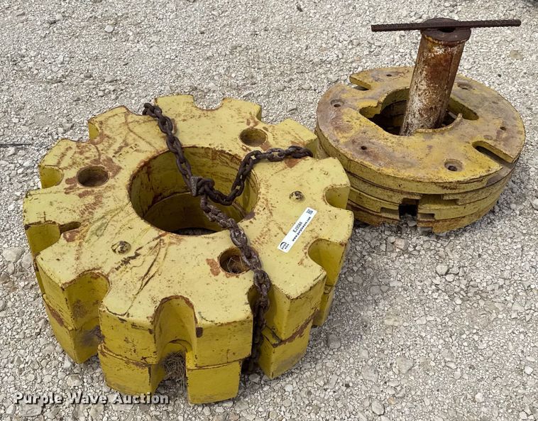 image for item EJ3584 (6) John Deere 4020 wheel weights