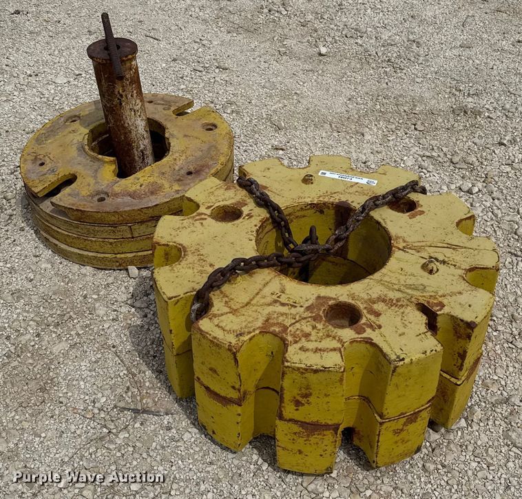 image for item EJ3584 (6) John Deere 4020 wheel weights