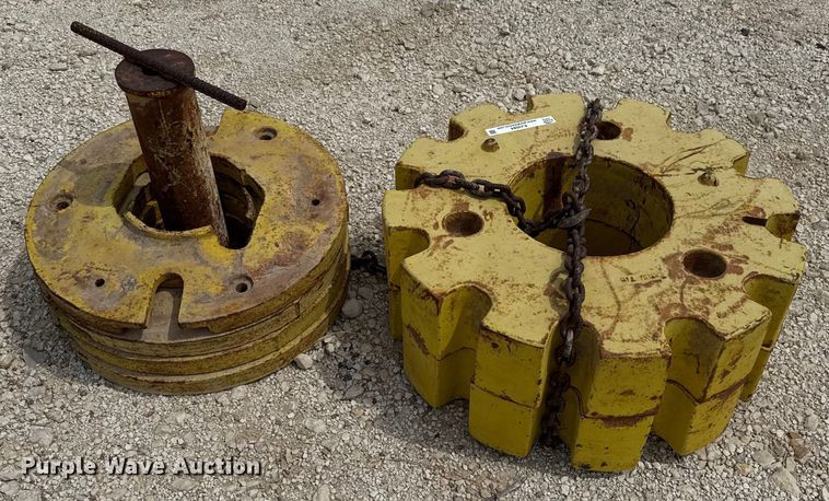 image for item EJ3584 (6) John Deere 4020 wheel weights
