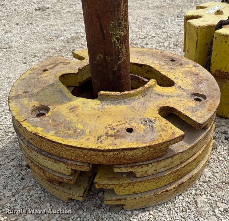 image for item EJ3584 (6) John Deere 4020 wheel weights