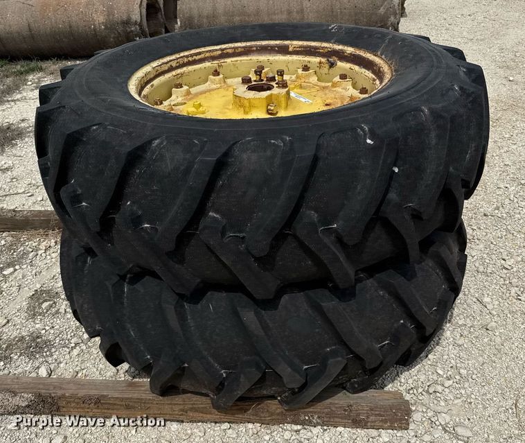 image for item EJ3585 (2) 18.4-34 Samson wheels and tires