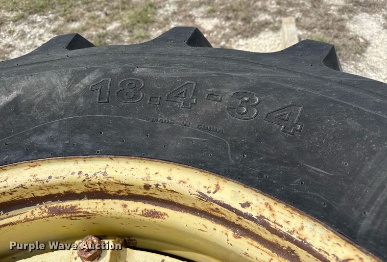 image for item EJ3585 (2) 18.4-34 Samson wheels and tires