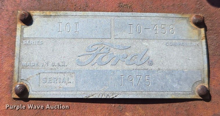 image for item EJ8342 Ford I0-458 three bottom plow