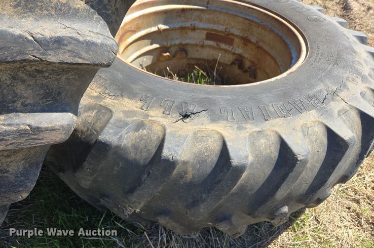 image for item EJ8346 (2) Firestone 18.4R34 tires