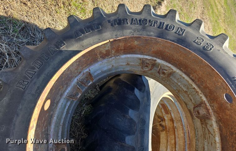 image for item EJ8346 (2) Firestone 18.4R34 tires