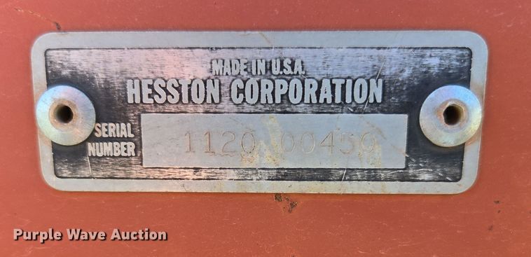 image for item EJ8362 Hesston 1120 swather / windrower