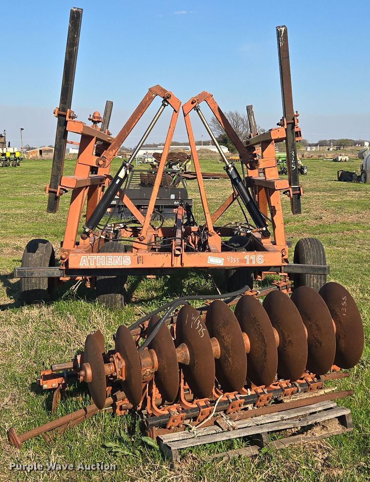 image for item EJ8367 Athens Plow Company 116 double offset disk