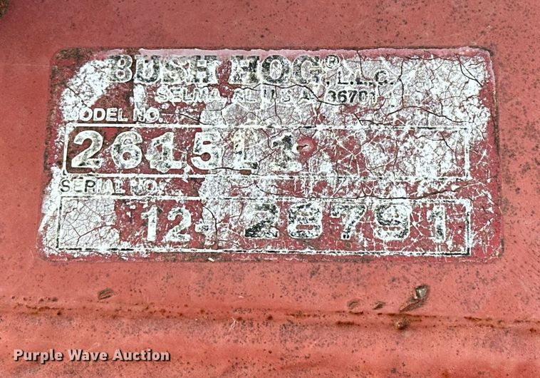 image for item EJ8394 Brush Hog 2615L1 batwing rotary mower