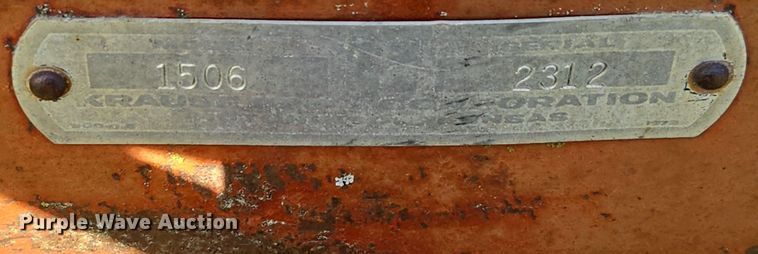 image for item EJ8415 Krause 1506 field cultivator