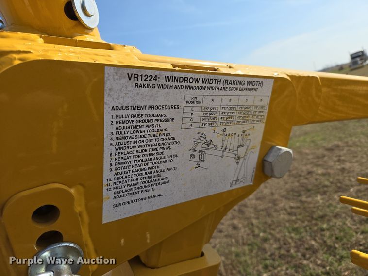 image for item EJ8416 2023 Vermeer VR1224 hay rake