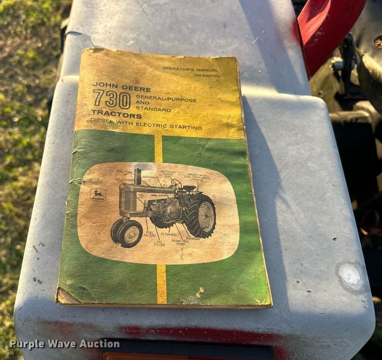 image for item EJ8417 1959 John Deere 730 tractor