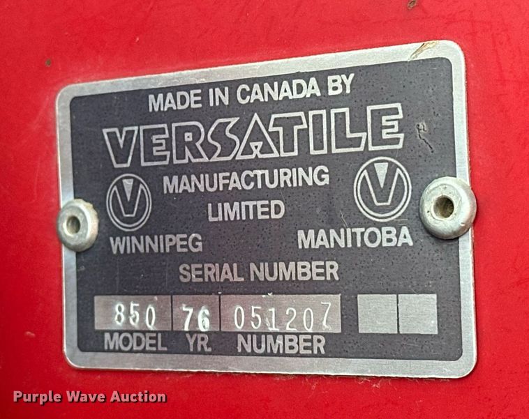 image for item EJ8428 1976 Versatile 850 4WD tractor