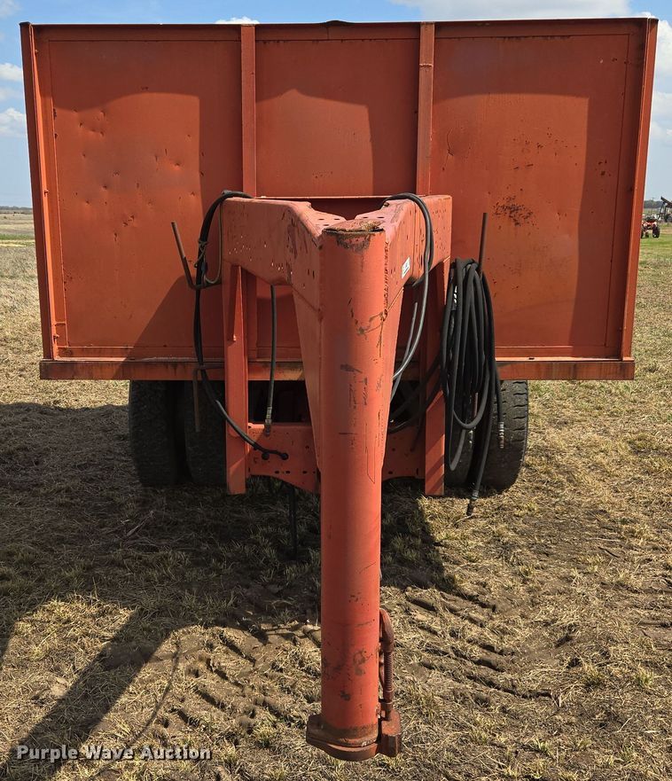 image for item EJ8439 Shop built dump trailer