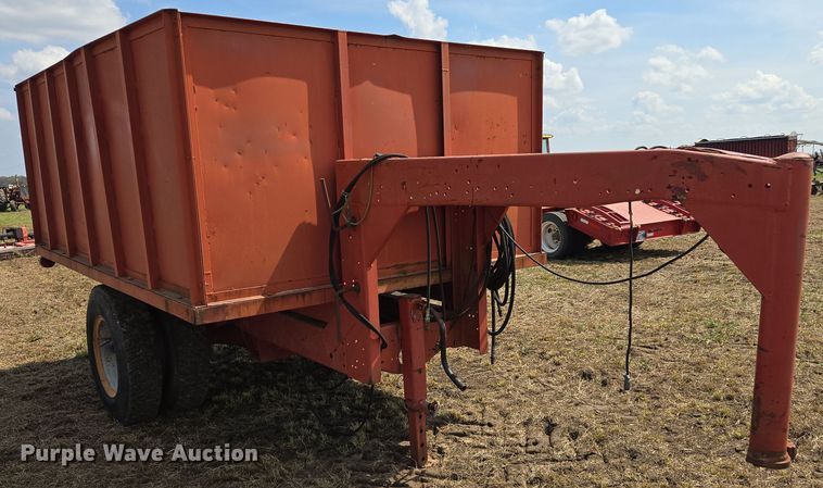 image for item EJ8439 Shop built dump trailer