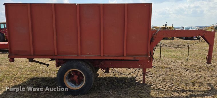 image for item EJ8439 Shop built dump trailer