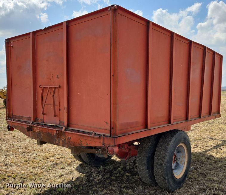 image for item EJ8439 Shop built dump trailer
