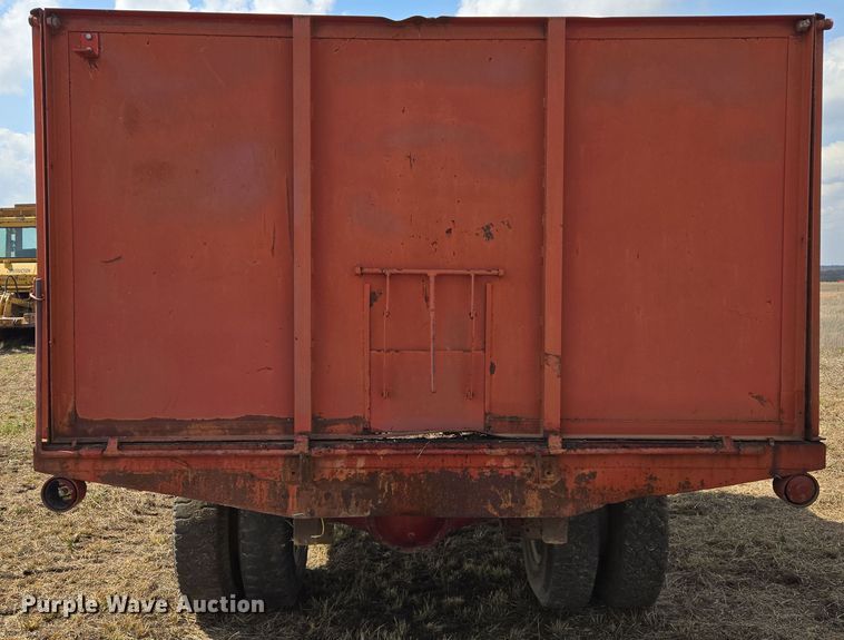 image for item EJ8439 Shop built dump trailer