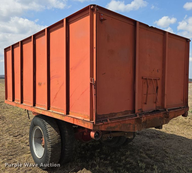 image for item EJ8439 Shop built dump trailer