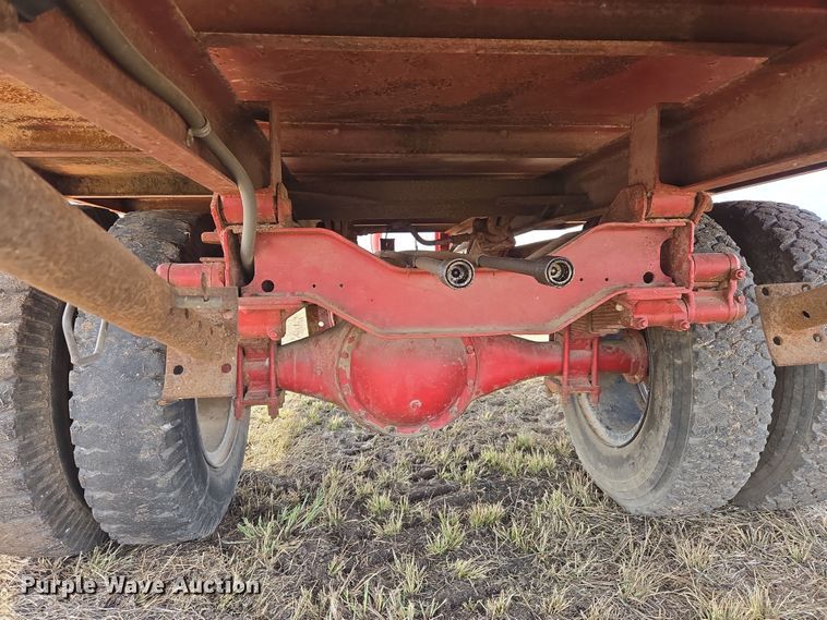 image for item EJ8439 Shop built dump trailer