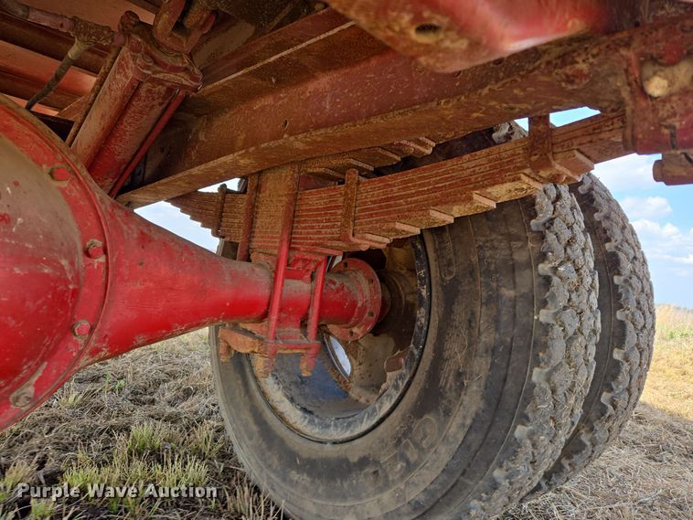 image for item EJ8439 Shop built dump trailer