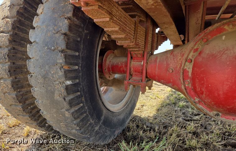 image for item EJ8439 Shop built dump trailer