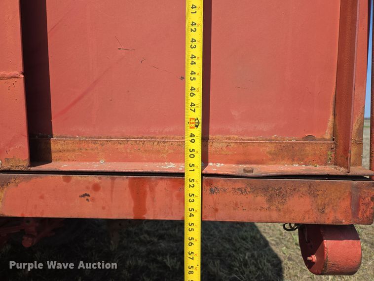 image for item EJ8439 Shop built dump trailer