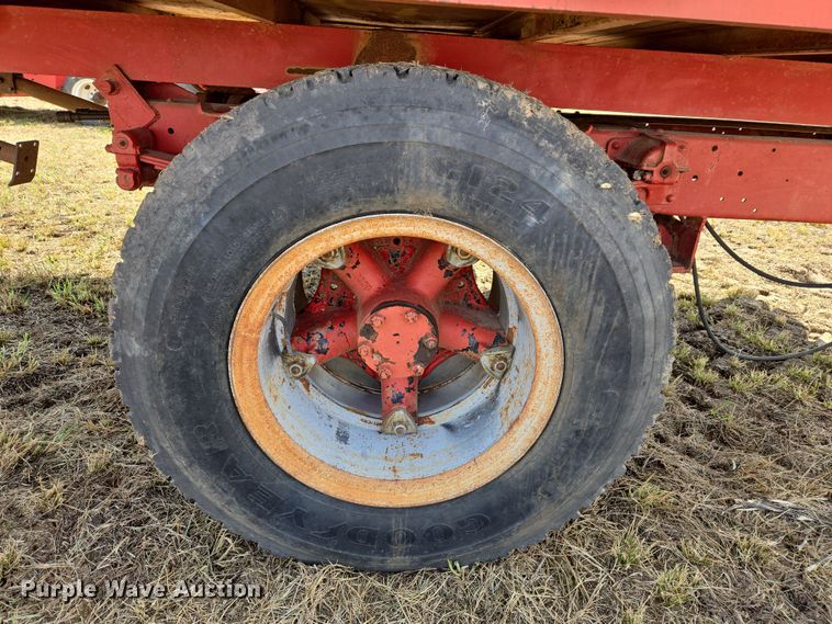 image for item EJ8439 Shop built dump trailer