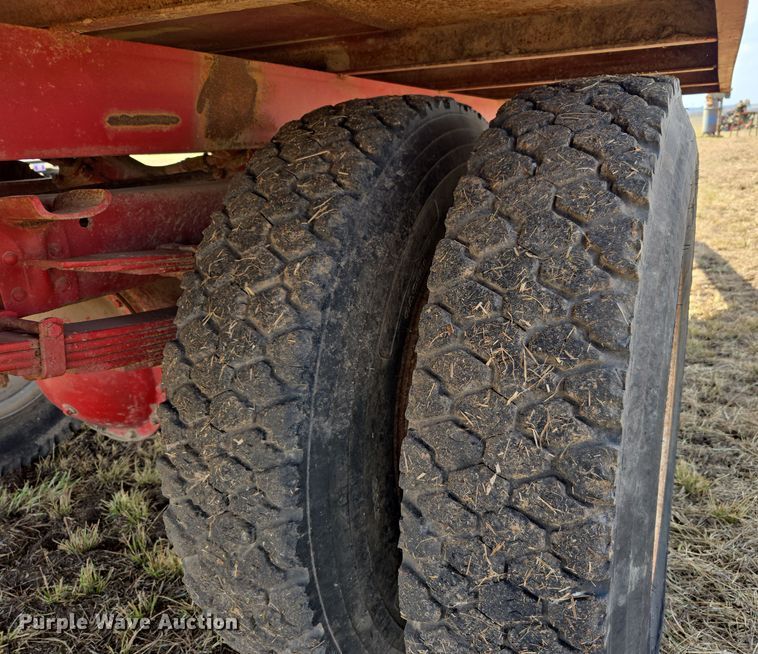 image for item EJ8439 Shop built dump trailer