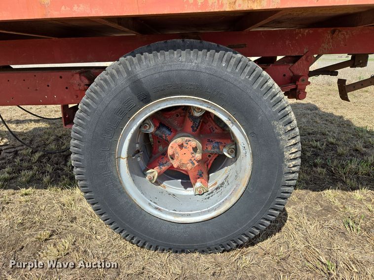 image for item EJ8439 Shop built dump trailer