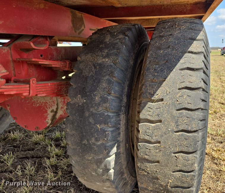 image for item EJ8439 Shop built dump trailer